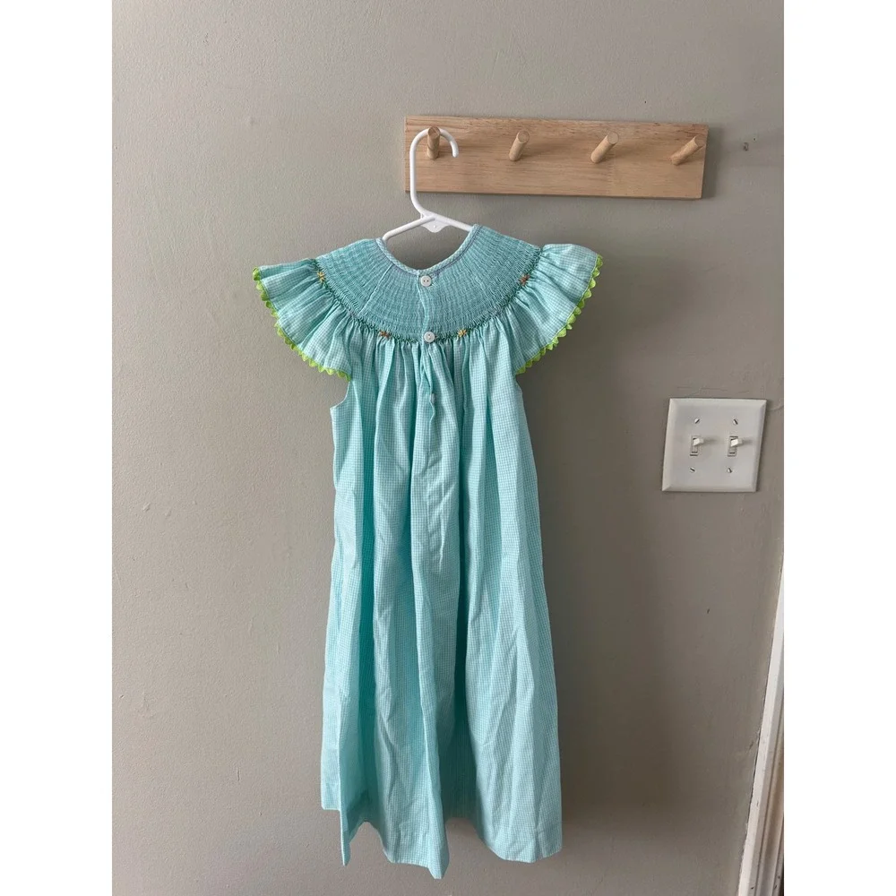 Size 4 Sea creature smocked dress